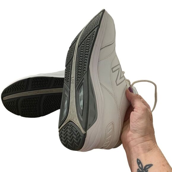 NEW BALANCE - STYLE #918V3 - WALKING / RUNNING ATHLETIC SHOES - CRISP WHITE - S7 - Picture 13 of 14